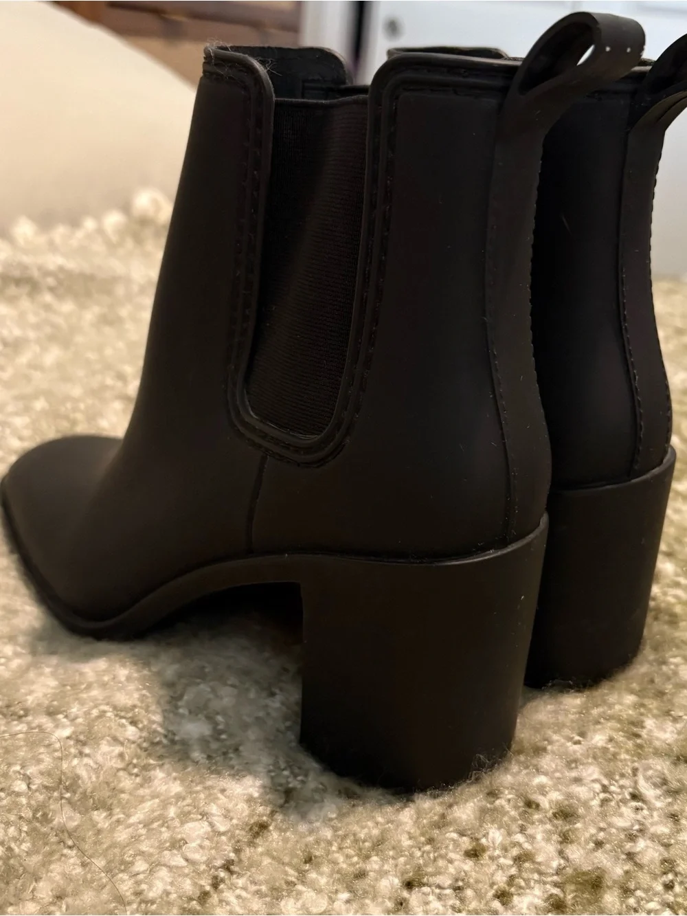 Jeffrey Campbell Hurricane Waterproof Chelsea Boot in Matte Black